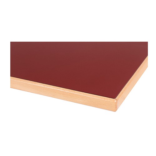 Tischplatte Laminat (HPL) Massivholzkante - 26 mm stark